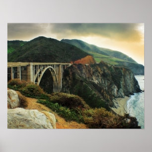 Poster Bixby Bridge Big Sur Imprimer