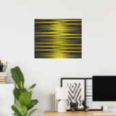 Poster Black and Yellow Stripes (Home Office)