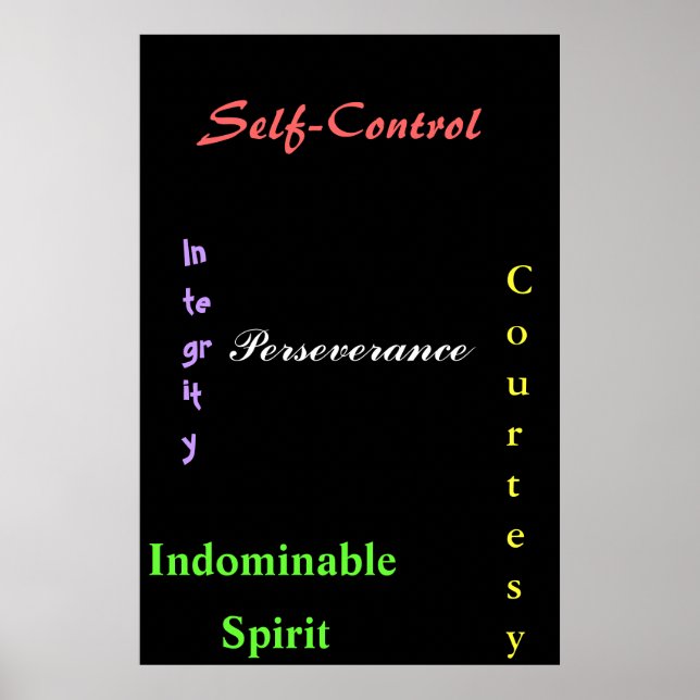 Poster Black Belt Tenents (Devant)