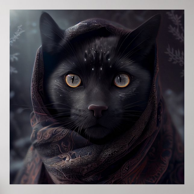 Poster Black Cat (Devant)