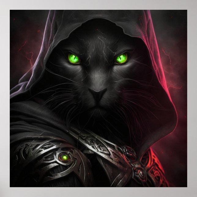 Poster Black Cat Warrior (Devant)