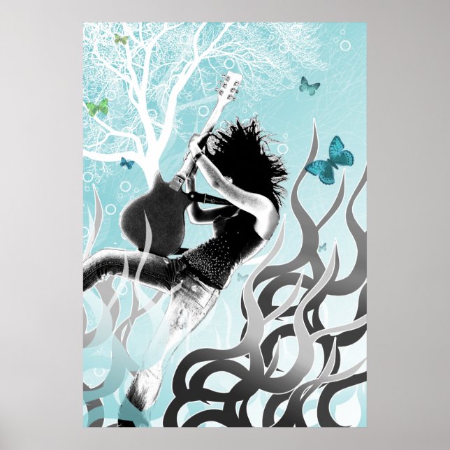 Poster Black Fire (Devant)