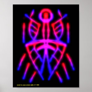 Poster Black Light Par James Michael Miller