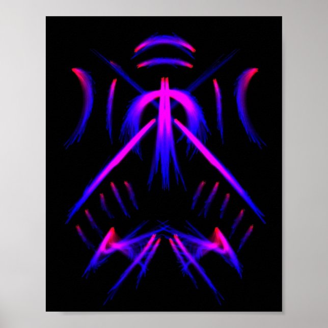 Poster Black Light Par James Michael Miller (Devant)