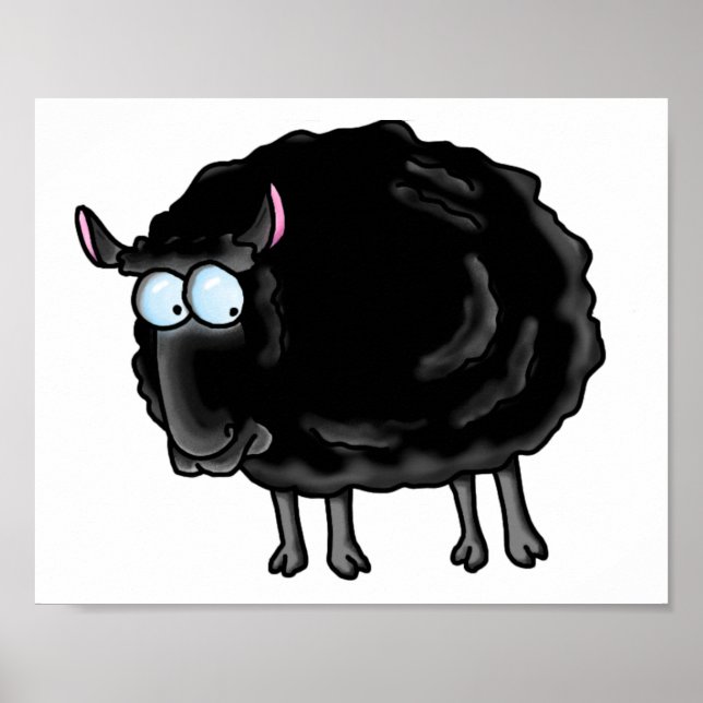 Poster Black sheep (Devant)