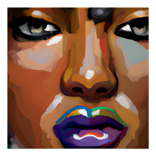 Poster Black women inspirateur positif noir queen mel