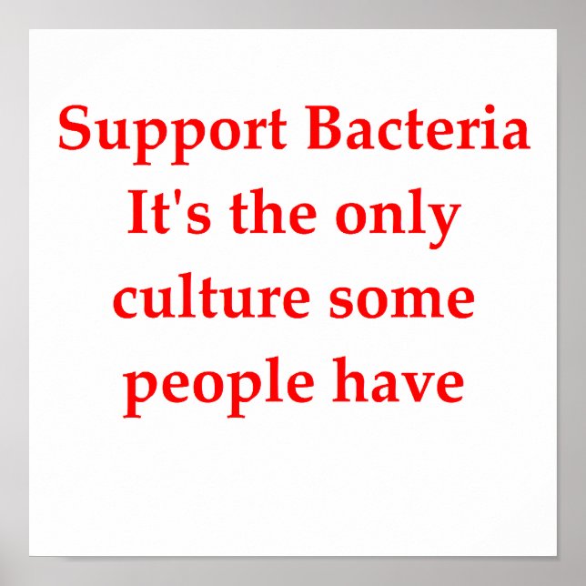 Poster blague de biologie (Devant)