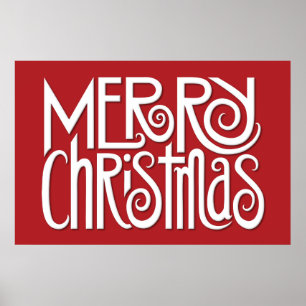 Poster blanc de Noël