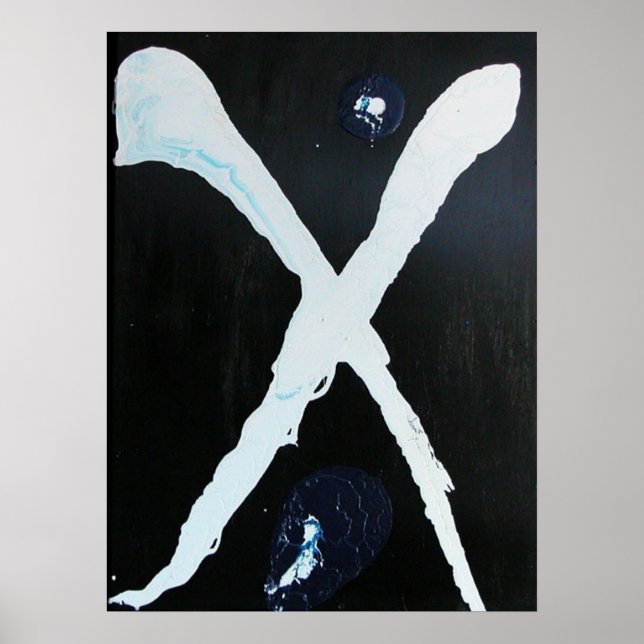 POSTER BLANC X (Devant)