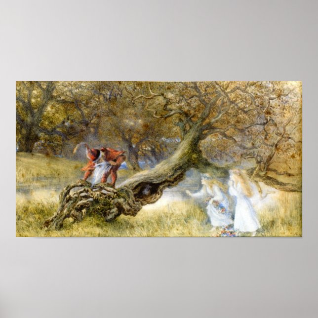 Poster Blanche Neige Et Rouge Rose (Devant)