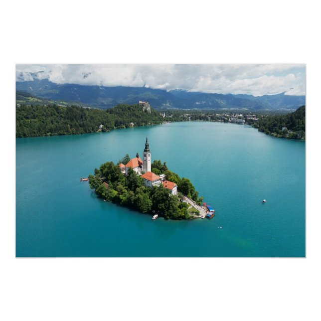 Poster Bled Slovenia (Devant)