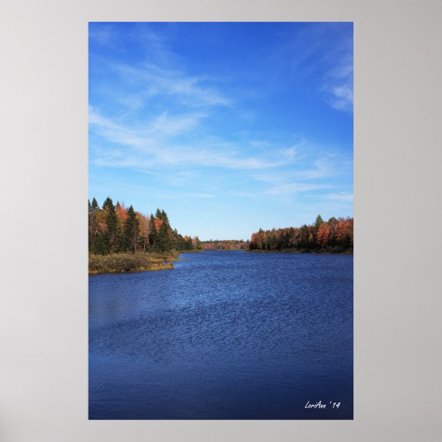 Poster Bleu (Devant)