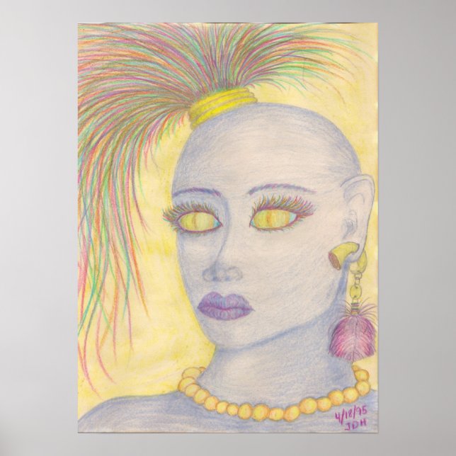 Poster "bleu" (Devant)