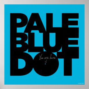 Poster Bleu-clair