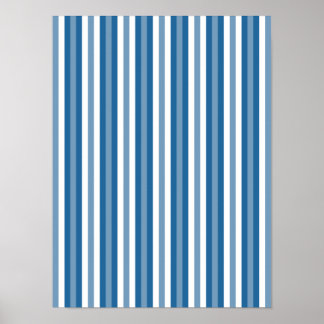 Poster Bleu et blanc Arrière - plan