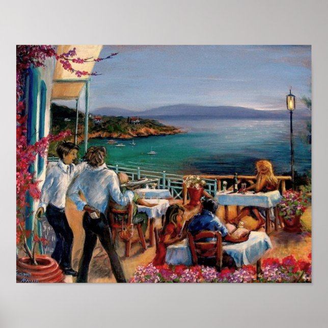 Poster Bleu infini (Devant)