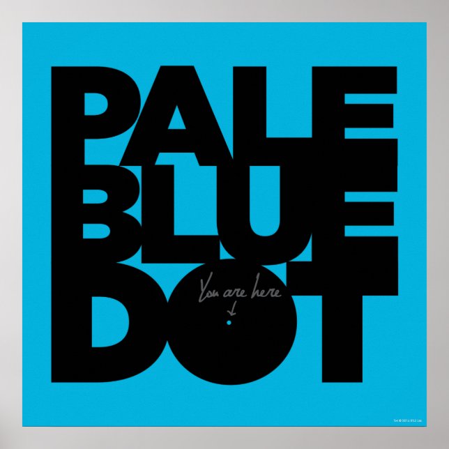 Poster Bleu pâle (Devant)