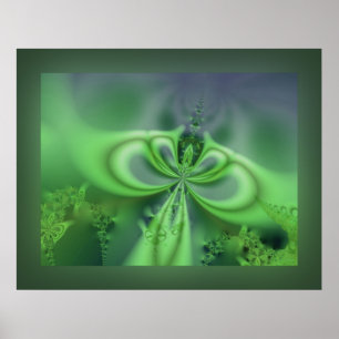 Poster bleu vert