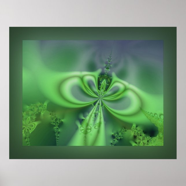 Poster bleu vert (Devant)