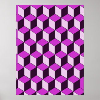 Poster - Blocs d'illusion optique