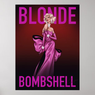 Poster Blonde Bombshell