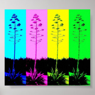 Poster Blooms multicolores inspirés