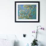 Poster Blossoming Almond Tree by Vincent van Gogh<br><div class="desc">Blossoming Almond Tree (1890) by Van Gogh is a vintage post impressionism fine art floral still life painting. A branch from an almond tree in bloom in a spring garden with the blue sky in the background. Beautiful blooming white flowers. About the artist: Vincent Willem van Gogh (1853-1890) was a...</div>
