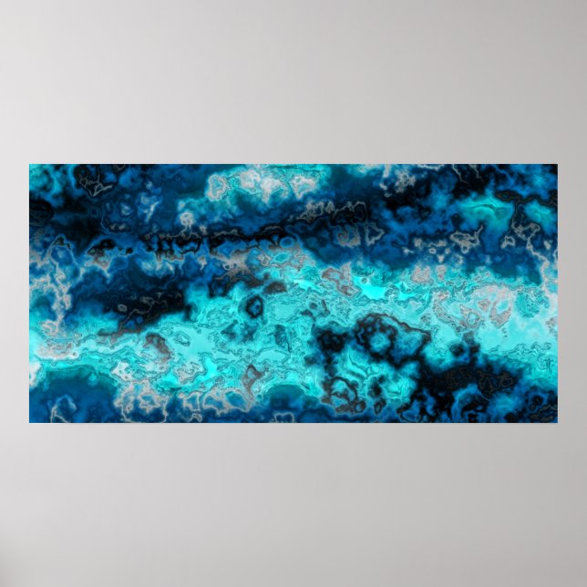 Poster Blue Agate (Devant)