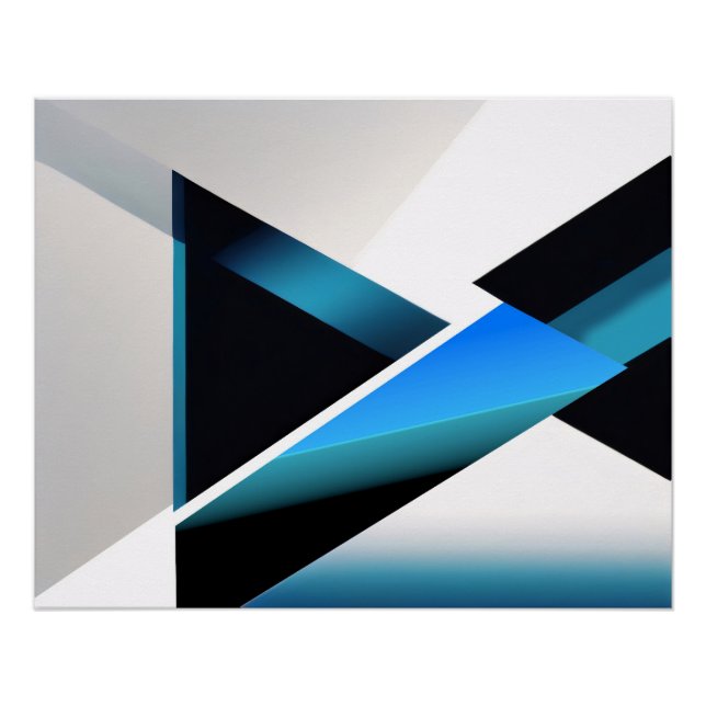 Poster Blue Intersection (Devant)