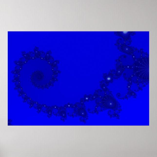 Poster Blue Julia Spiral (Devant)
