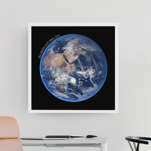 Poster Blue Marble Earth, 2014 Photo satellite
