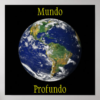 Poster Blue Marble_Mundo Profundo