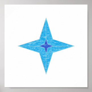 Poster Blue Star
