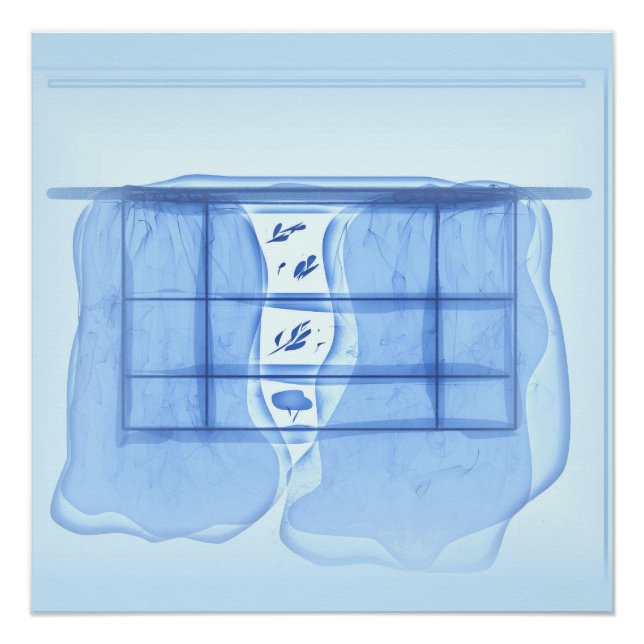 Poster Blue window. (Devant)
