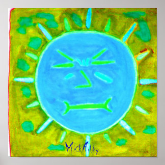 Poster BlueGreenSun