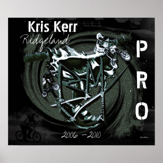 Poster BMX 1b personnalisable (Devant)