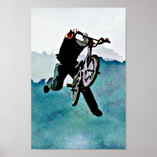 Poster BMX Freestyle Bicycle