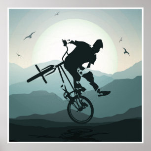 Poster Bmx Imprimer - Vélo Bmx - Poster Bmx