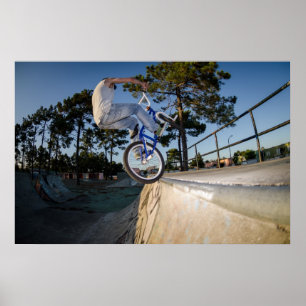 Poster BMX Vélo Stunt tap