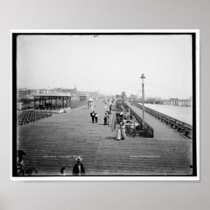 Poster Board Walk, Asbury Park, New Jersey Vintage