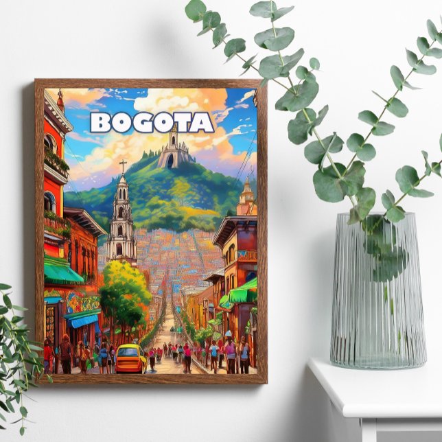 Poster Bogotá, pearl of the Andes (Créateur téléchargé)