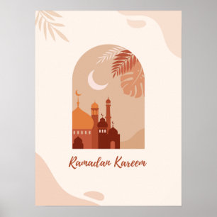 Poster Boho Aesthétique Ramadan Kareem Ramadan