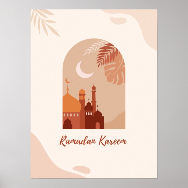 Poster Boho Aesthétique Ramadan Kareem Ramadan (Devant)