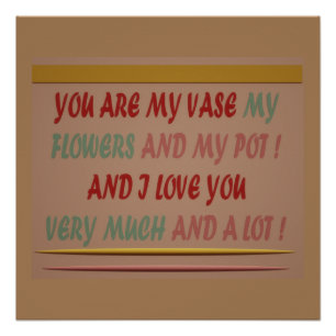 POSTER BOIRE À ROMANCE AMOUR ET HUGS