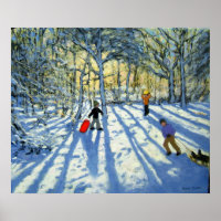 Bois en hiver près d'Ashbourne Derbyshire