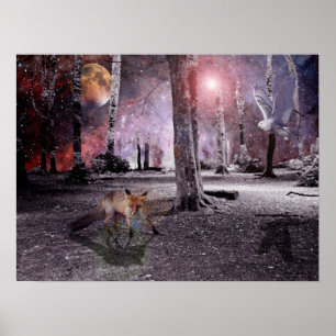 Poster Bois silencieux