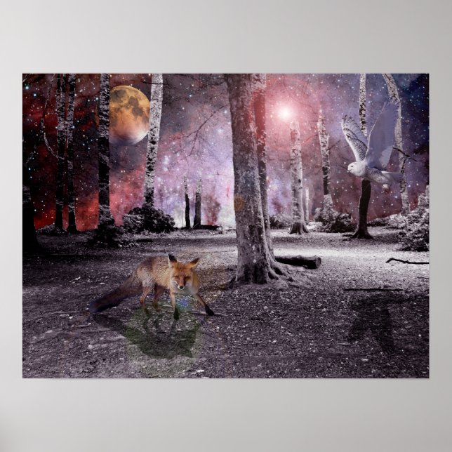 Poster Bois silencieux (Devant)