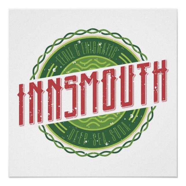 Poster Boisson Soda Lovecraft Innsmouth Soda Soft (Devant)