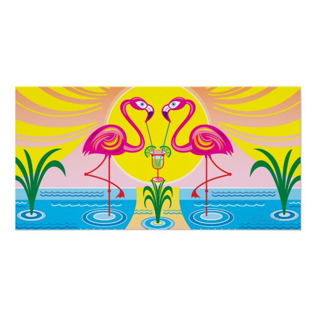 Poster Boissons Tropicales (Devant)
