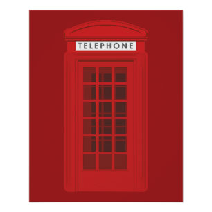 Poster Boîte Téléphonique